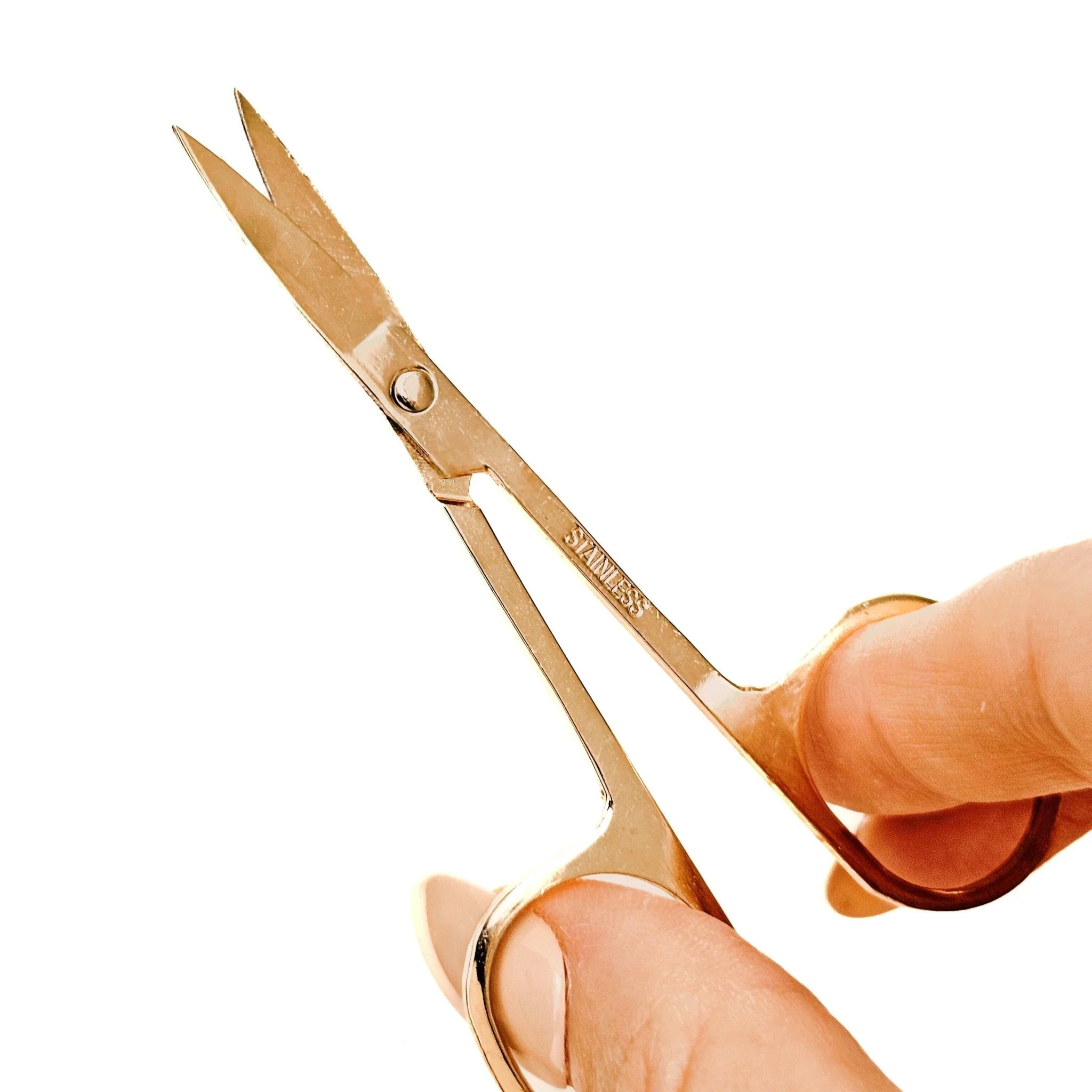 Ciseaux pour Faux Cils en Acier Inoxydable - Ishyati Beauty