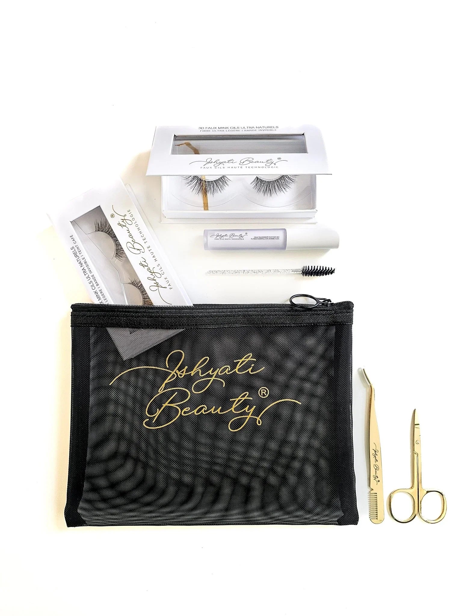 Kit Découverte Faux Cils Bande Invisible CHARME et FLEUR - Ishyati Beauty