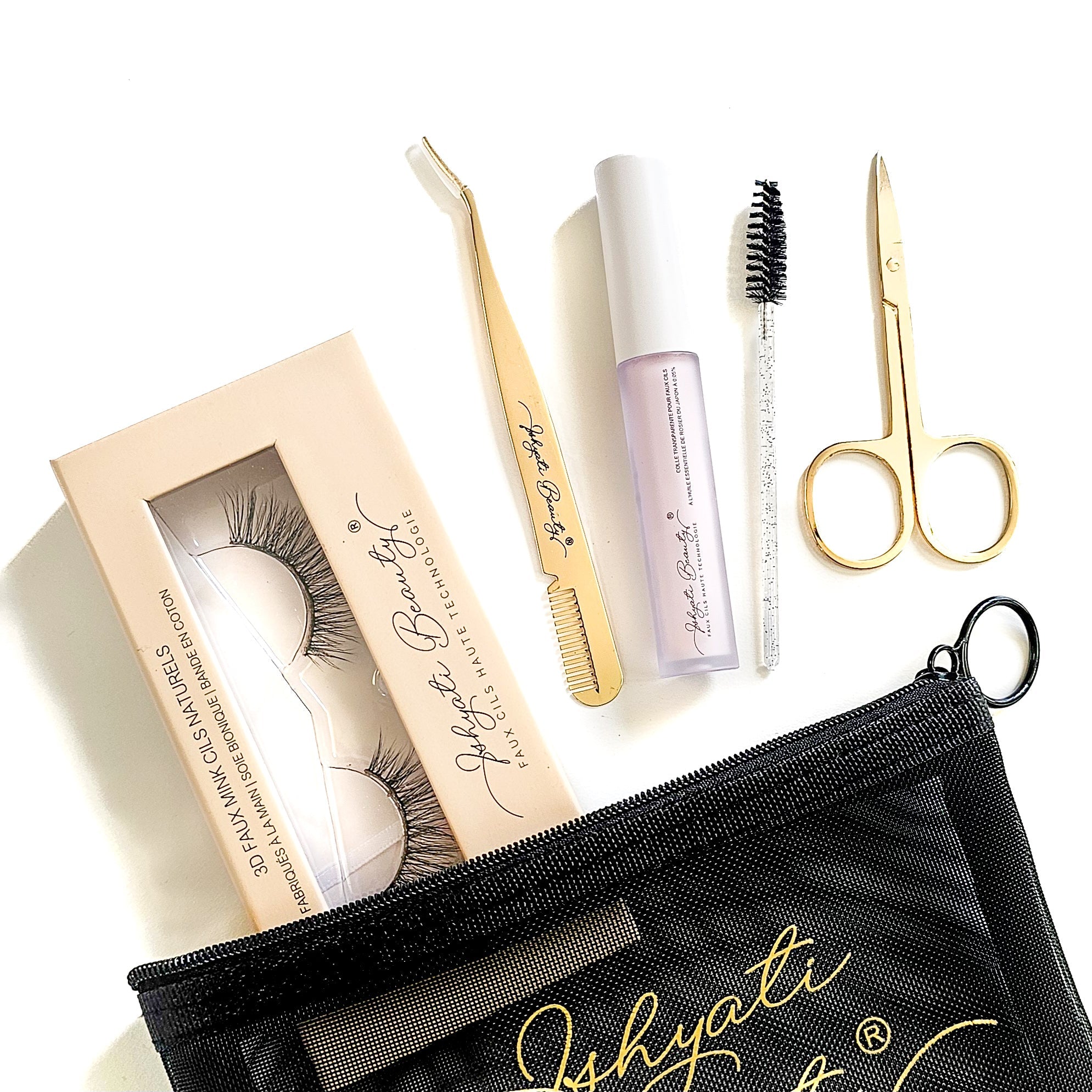 Kit Faux Cils Naturels SUBTIL Effet Oeil de Chat Léger - Ishyati Beauty