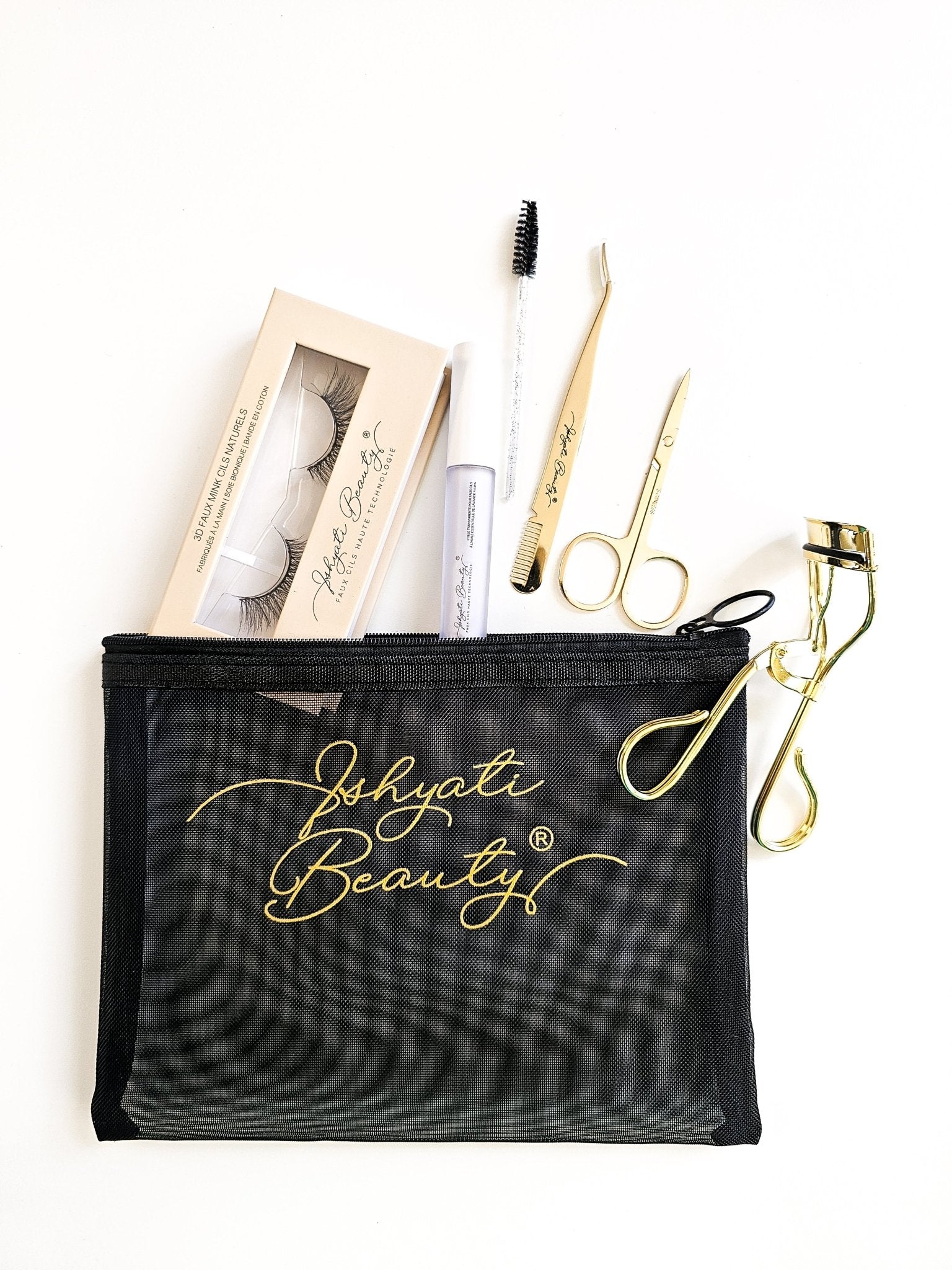 Kit Luxe Faux Cils Naturels et Accessoires - Ishyati Beauty