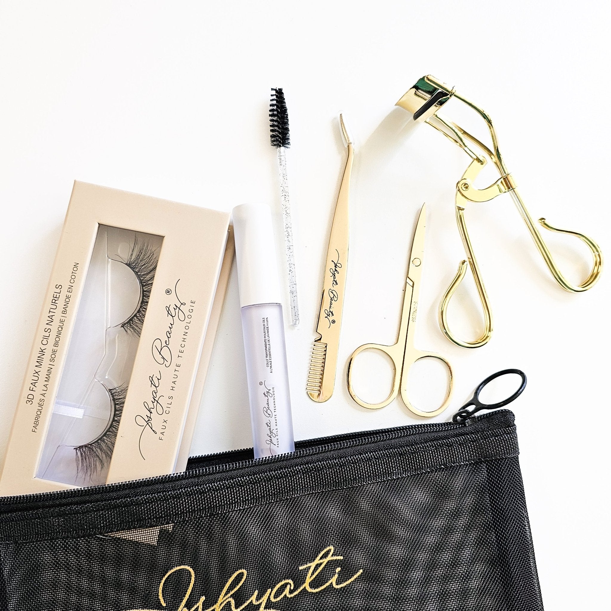 Kit Luxe Faux Cils Naturels et Accessoires - Ishyati Beauty