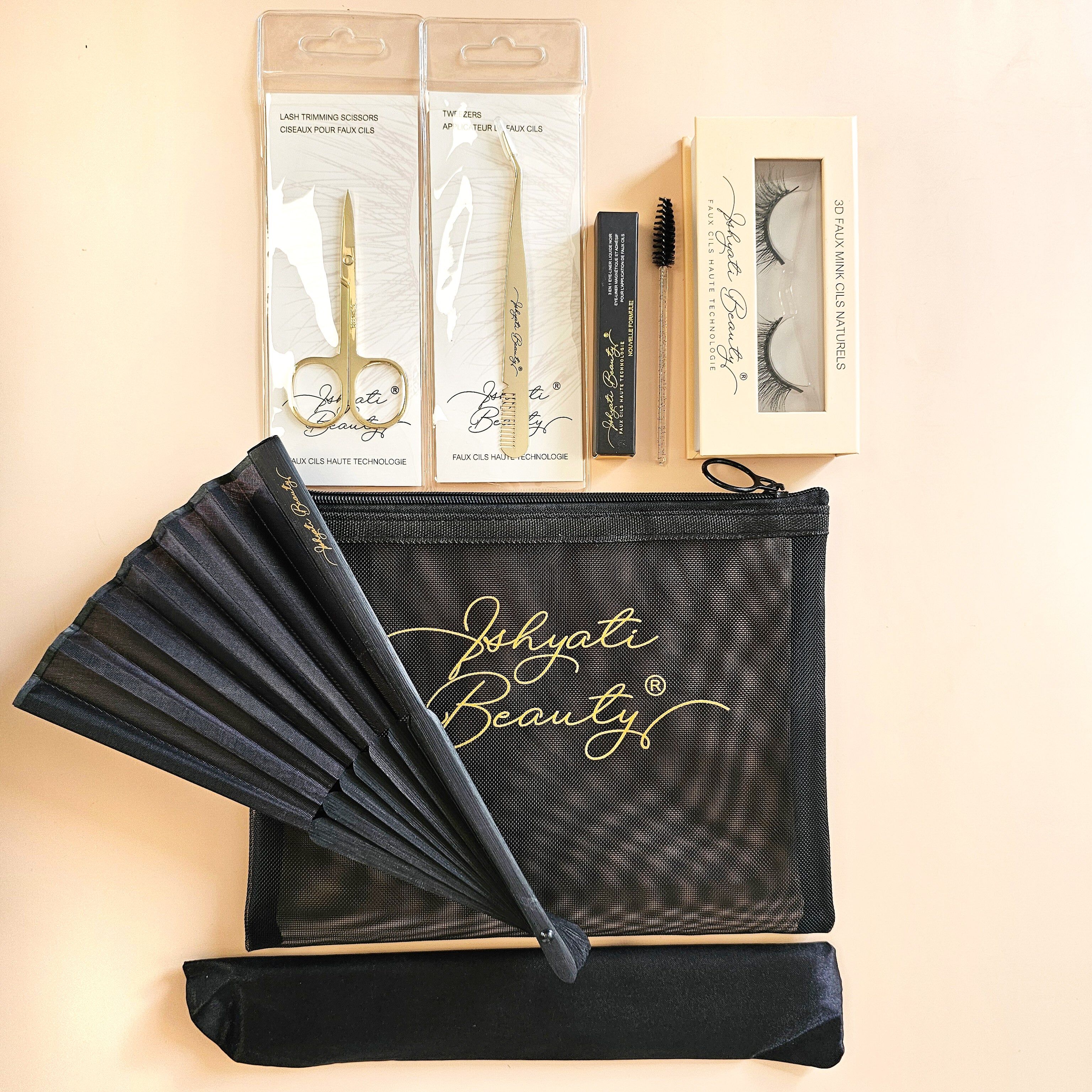 Kit Luxe Faux Cils Magnétiques et Accessoires