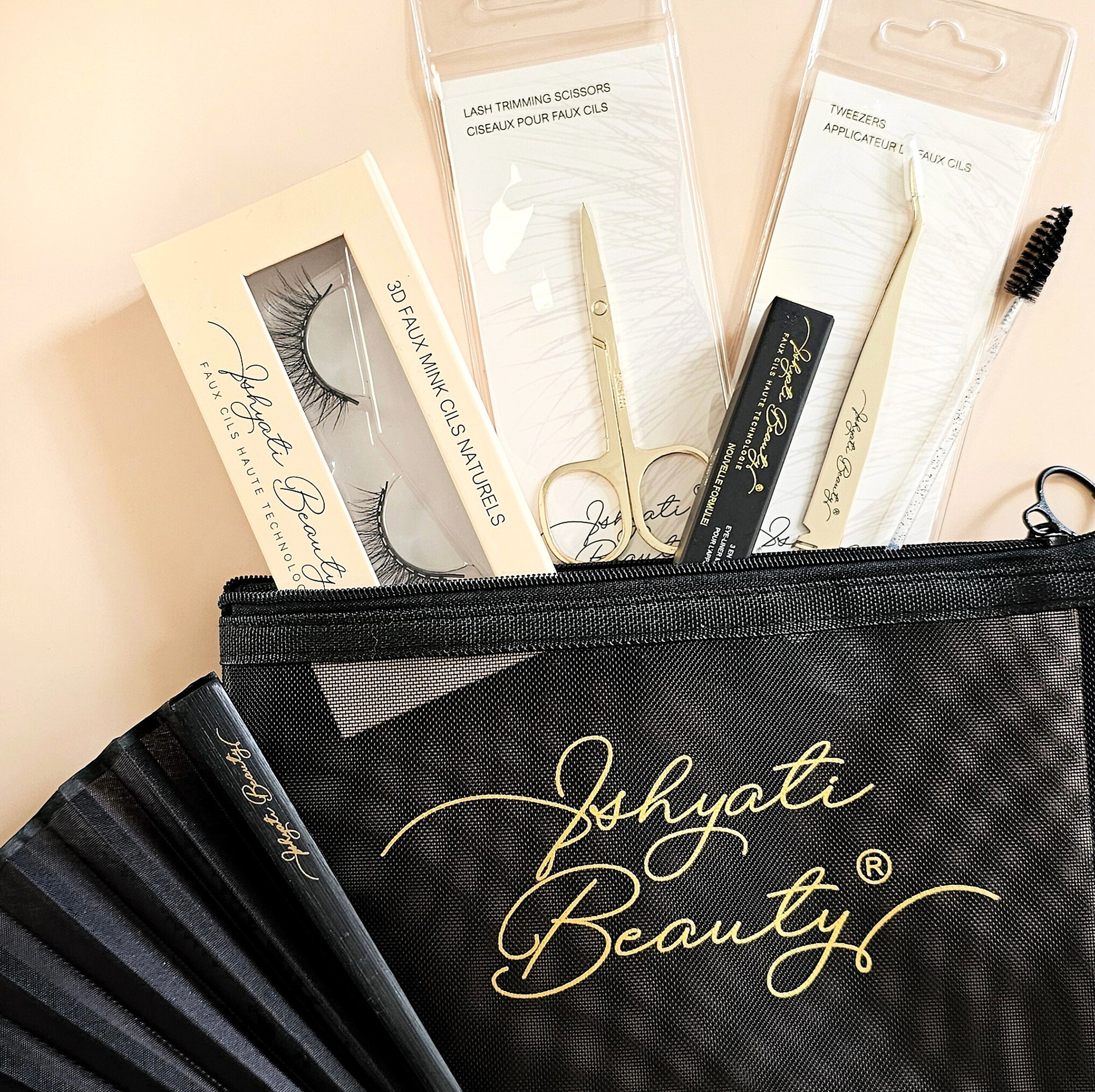Kit Luxe Faux Cils Magnétiques et Accessoires
