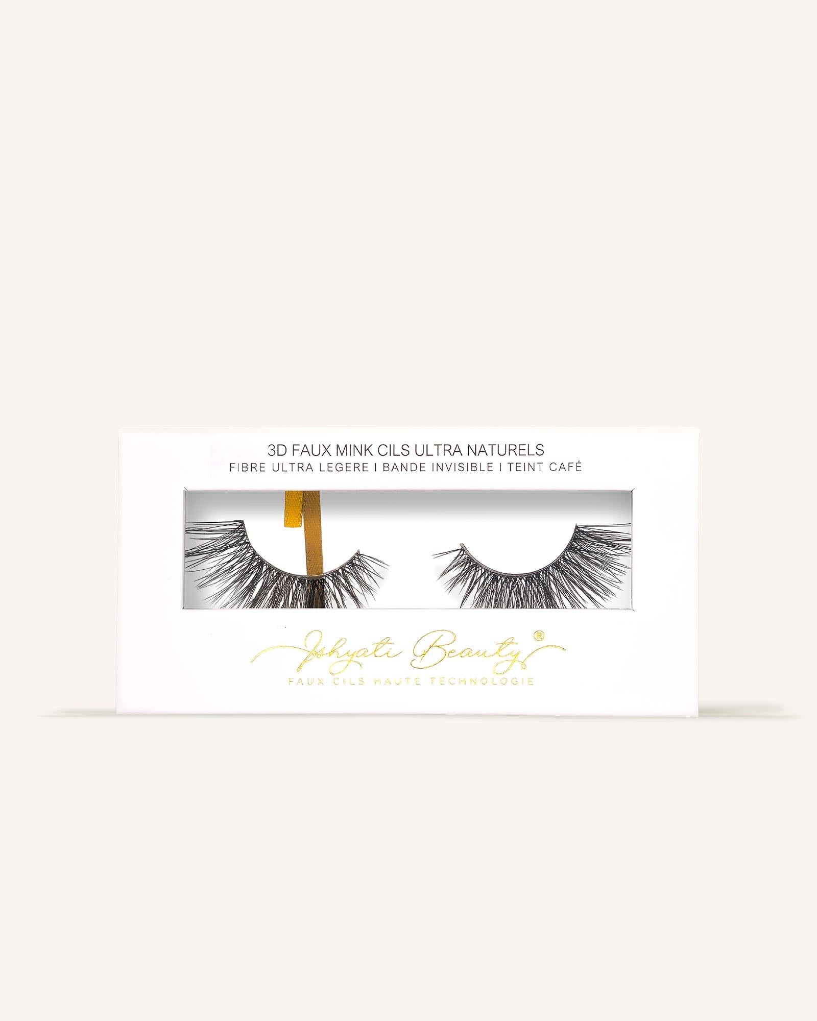 Faux Cils Bande Invisible AMOUR Teint Café - Effet Oeil de Chat - Ishyati Beauty