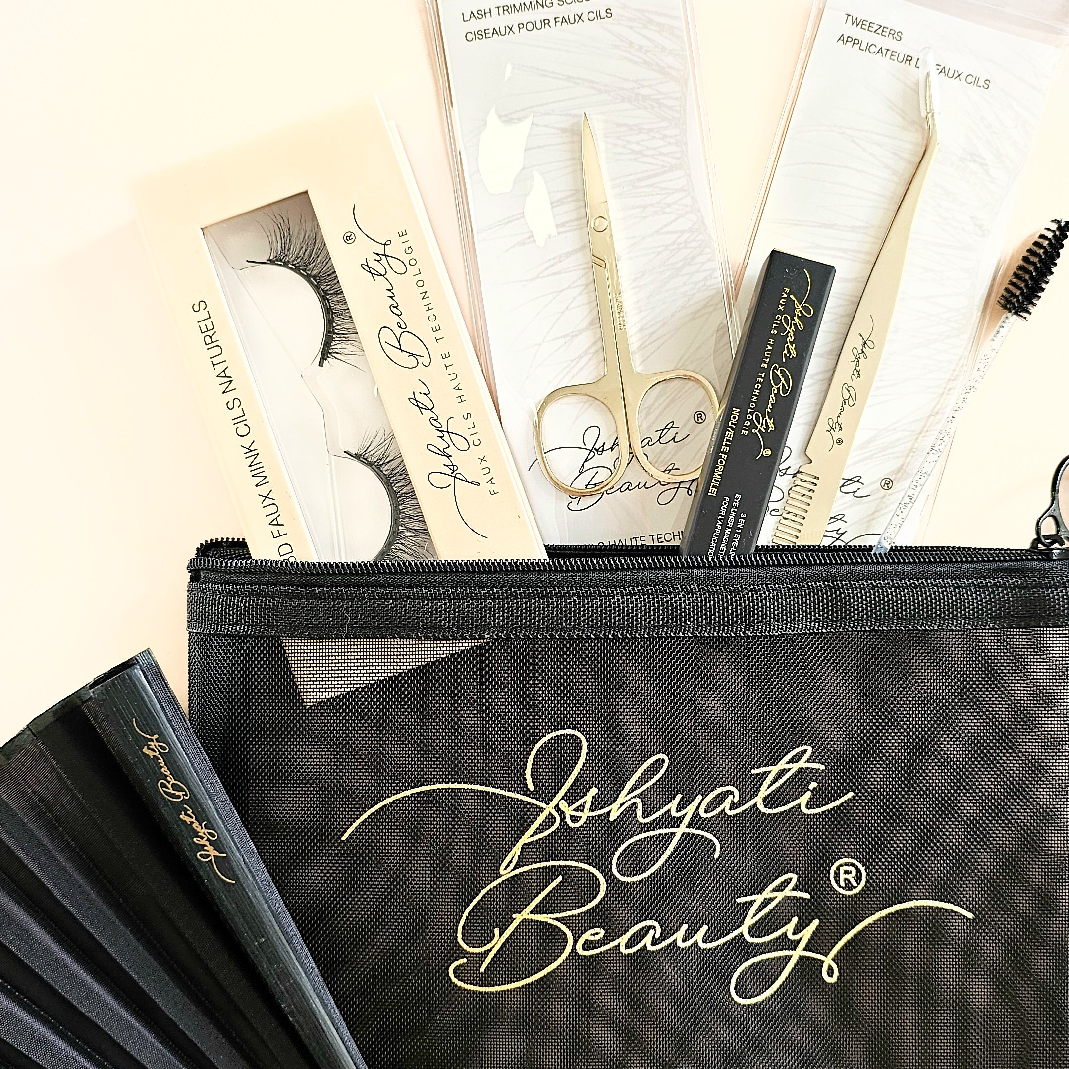Kit Luxe Faux Cils Magnétiques et Accessoires