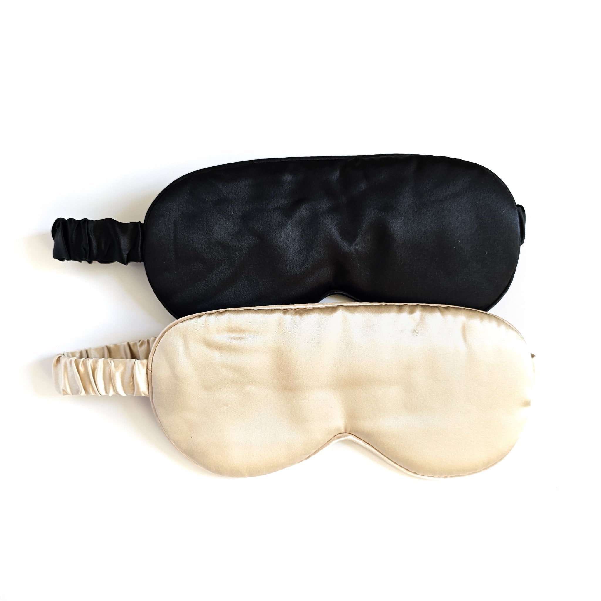 Masque de Nuit en Soie de Mûrier - Noir - Ishyati Beauty