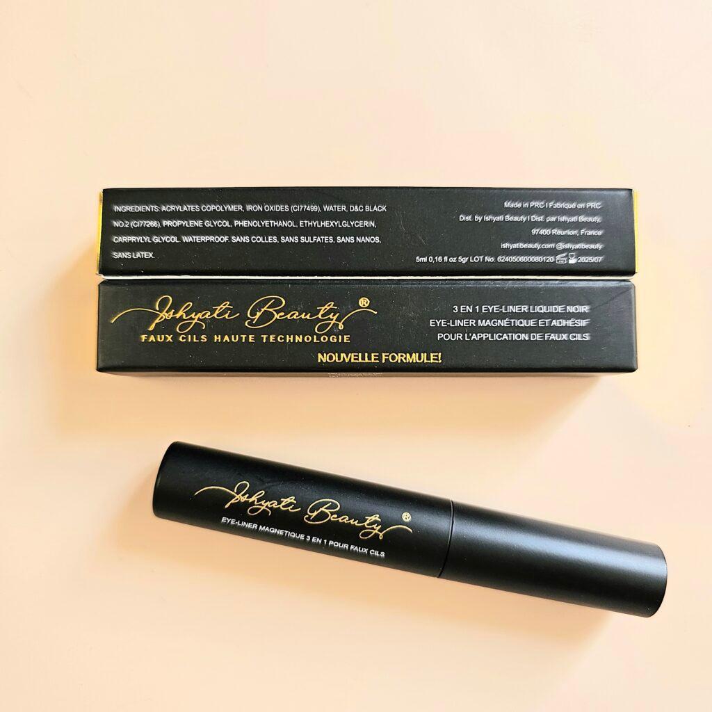 Eyeliner magnétique pour faux cils magnétiques par Ishyati Beauty