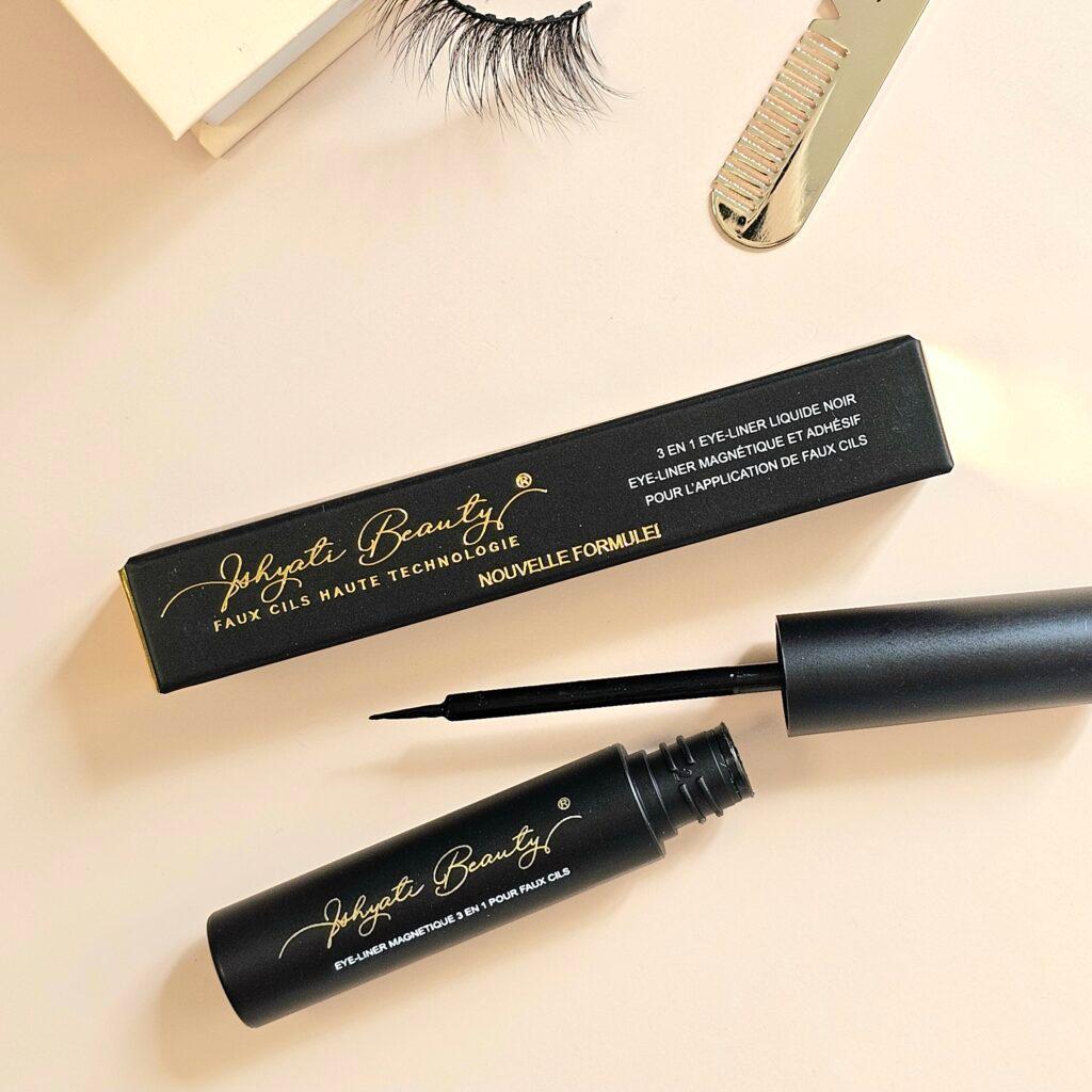 Eyeliner magnétique pour faux cils magnétqiues par Ishyati Beauty