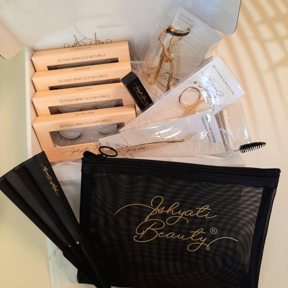 DEMI BUNDLE 4 PAIRES DE FAUX CILS par Ishyati Beauty Réunion 974