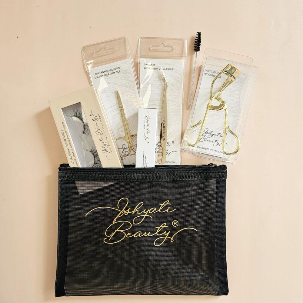 KIT LUXE FAUX CILS ET ACCESSOIRES ISHYATI BEAUTY